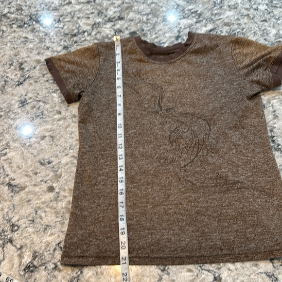 Prana | Boho Yoga Stretch Short Sleeve T-Shirt Size L Large - Picture 7 of 14